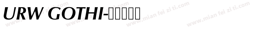 URW GOTHI字体转换